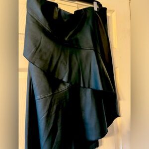 Fun Faux Leather dark green perfect for office or going out.